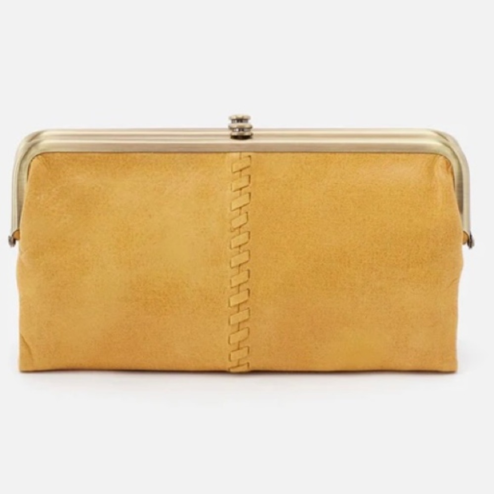 ๐๐ SOLD ๐๐ NWT HOBO Lauren wallet/clutch. Color Honeycomb. Leather. - Picture 1 of 13